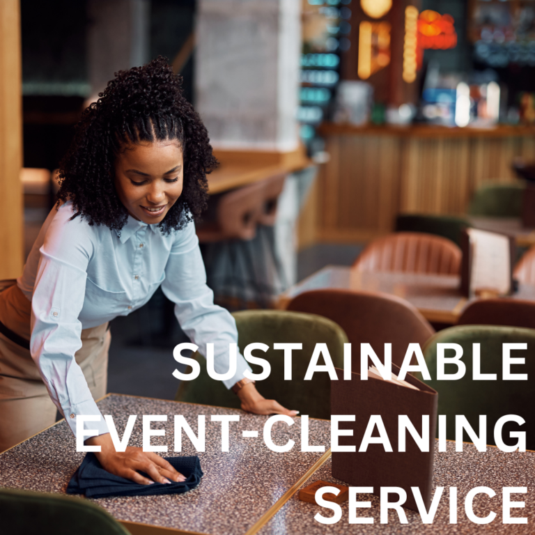 Sustainable Event Cleaning Service