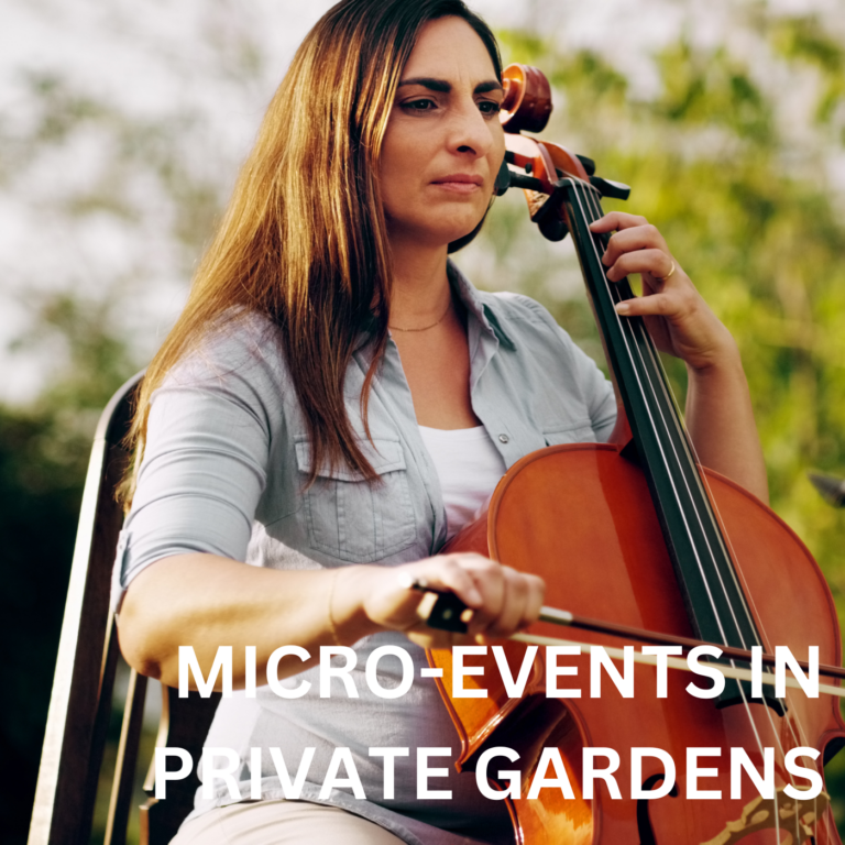 Micro-Events in private gardens